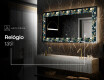Espelho Decorativo Com Iluminação LED - Cascading Flowers #6
