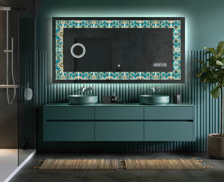Espelho Decorativo Com Iluminação LED - Floral Elevations #5