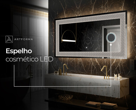 Espelho Decorativo Com Iluminação LED - Dynamic Circles #6