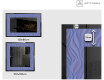 Espelho Decorativo Com Iluminação LED - Colorful Ruffles #2