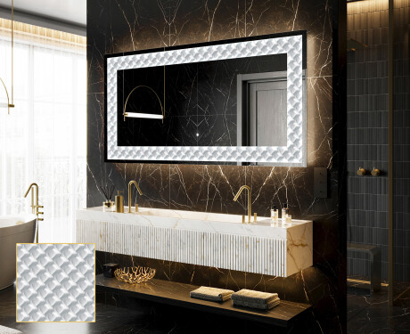 Espelho Decorativo Com Iluminação LED - Inspiring Lines