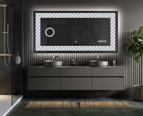 Espelho Decorativo Com Iluminação LED - Inspiring Lines #5
