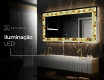 Espelho Decorativo Com Iluminação LED - Glow Geometry #7