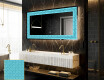 Espelho Decorativo Com Iluminação LED - Divergent Lines