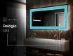Espelho Decorativo Com Iluminação LED - Divergent Lines #8