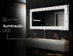 Espelho Decorativo Com Iluminação LED - Dynamic Whirls #6