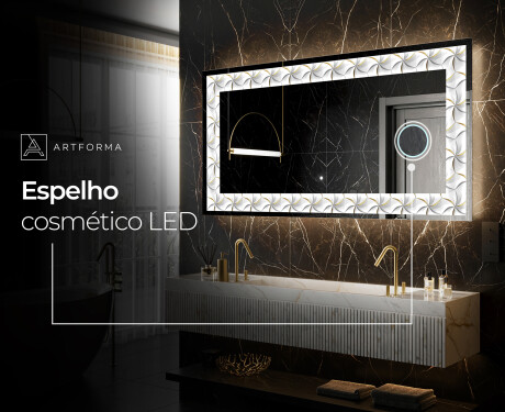 Espelho Decorativo Com Iluminação LED - Dynamic Whirls #6