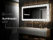 Espelho Decorativo Com Iluminação LED - Dynamic Whirls #7