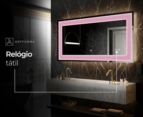 Espelho Decorativo Com Iluminação LED - Experimental Compositions #7
