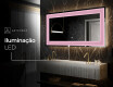 Espelho Decorativo Com Iluminação LED - Experimental Compositions #7