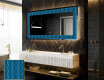 Espelho Decorativo Com Iluminação LED - Whirling Lines
