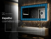 Espelho Decorativo Com Iluminação LED - Whirling Lines #6