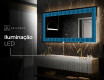 Espelho Decorativo Com Iluminação LED - Whirling Lines #7