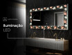 Espelho Decorativo Com Iluminação LED - Plant Rhythms #7