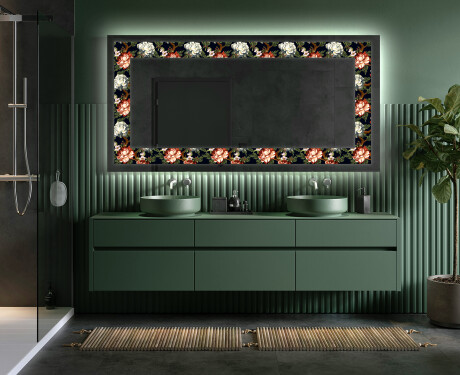 Espelho Decorativo Com Iluminação LED - Plant Rhythms #5
