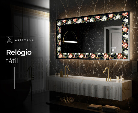 Espelho Decorativo Com Iluminação LED - Plant Rhythms #6