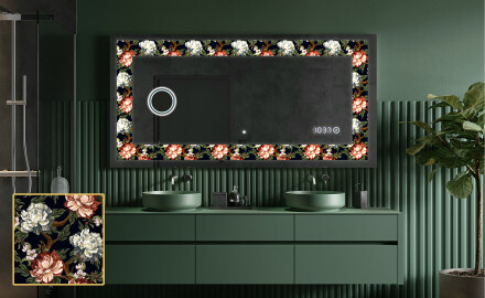 Espelho Decorativo Com Iluminação LED - Plant Rhythms