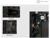 Espelho Decorativo Com Iluminação LED - Vintage Leaves #2