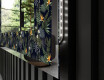 Espelho Decorativo Com Iluminação LED - Vintage Leaves #3