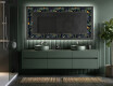 Espelho Decorativo Com Iluminação LED - Vintage Leaves #5
