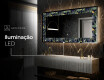 Espelho Decorativo Com Iluminação LED - Vintage Leaves #8