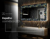 Espelho Decorativo Com Iluminação LED - Vintage Leaves #9