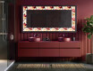 Espelho Decorativo Com Iluminação LED - Flowers Full Of Colors #4