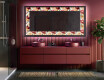 Espelho Decorativo Com Iluminação LED - Flowers Full Of Colors #5