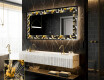 Espelho Decorativo Com Iluminação LED - Floral Symmetries