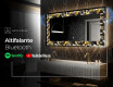 Espelho Decorativo Com Iluminação LED - Floral Symmetries #7