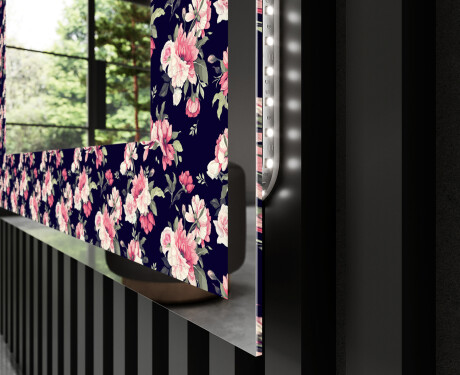 Espelho Decorativo Com Iluminação LED - Floral Layouts #3