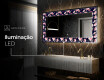 Espelho Decorativo Com Iluminação LED - Floral Layouts #8
