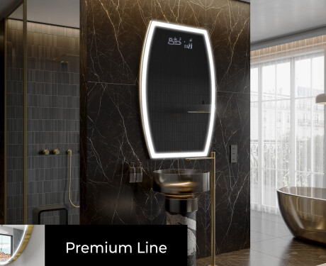 Espelho de Banheiro com LED em Formato Irregular M222 #4