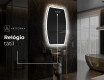 Espelho de Banheiro com LED em Formato Irregular M222 #8