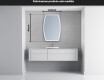 Espelho de Banheiro com LED em Formato Irregular M223 #5