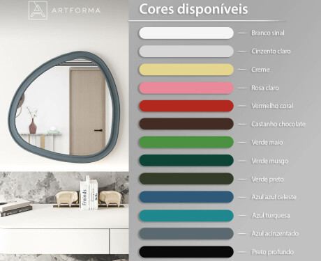 Espelho irregular com moldura em MDF L302 #3