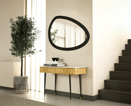 Espelho assimétrico com moldura decorativa em MDF L304 #8