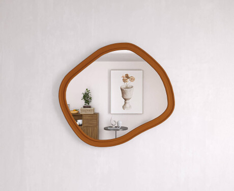 Espelho de banheiro sob medida com moldura em MDF L303 #9