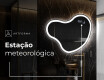 Espelho de Banheiro com LED em Formato Irregular N222 #6