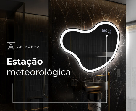 Espelho de Banheiro com LED em Formato Irregular N222 #6