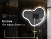 Espelho de Banheiro com LED em Formato Irregular N222 #8