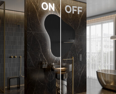 Espelho de Banheiro com LED em Formato Irregular V221 #3