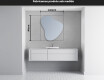 Espelho de Banheiro com LED em Formato Irregular V221 #4