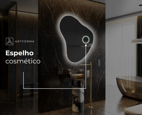 Espelho de Banheiro com LED em Formato Irregular V221 #5