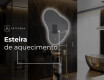 Espelho de Banheiro com LED em Formato Irregular V221 #9