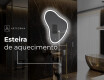 Espelho de Banheiro com LED em Formato Irregular V222 #9