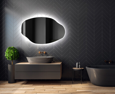Espelho de Banheiro com LED em Formato Irregular O221 #2
