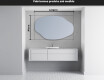 Espelho de Banheiro com LED em Formato Irregular O221 #3