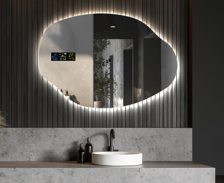 Espelho de Banheiro com LED em Formato Irregular O221 #6