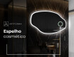 Espelho de Banheiro com LED em Formato Irregular O222 #4